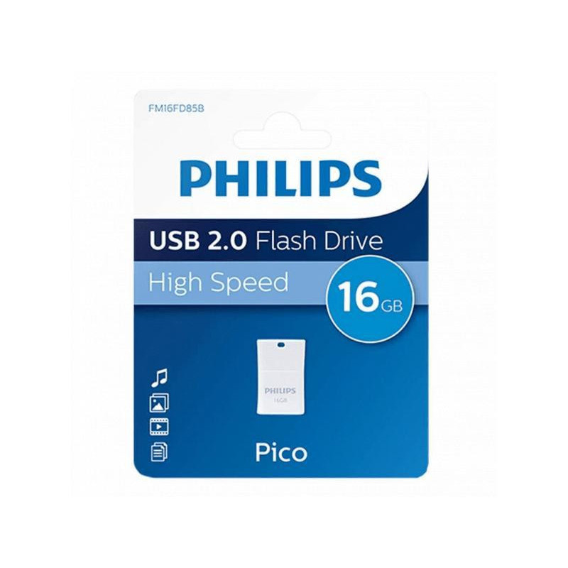 Philips Clé USB 16Go - 2.0 drive Pico FM16FD85B/10