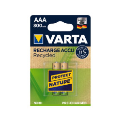 Piles Varta Nickel-Metallhydrid AAA Micro Ni-MH (Pack de 2)  56813 101 402