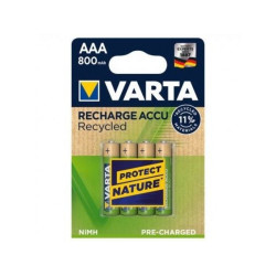 Piles Varta Nickel-Metal Hydride AAA Micro Ni-MH (Pack de 4) 56813 101 404