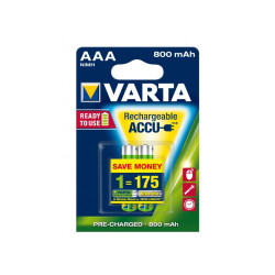 Piles Varta Photo Power Micro (AAA) 800 mAh 1.2 V (Pack de 2) 56703101402
