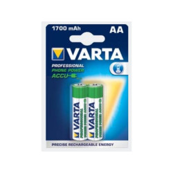 Varta Piles NiMH Mignon AA 1600mAh Retail Blister (Pack de 2) 58399 201 402