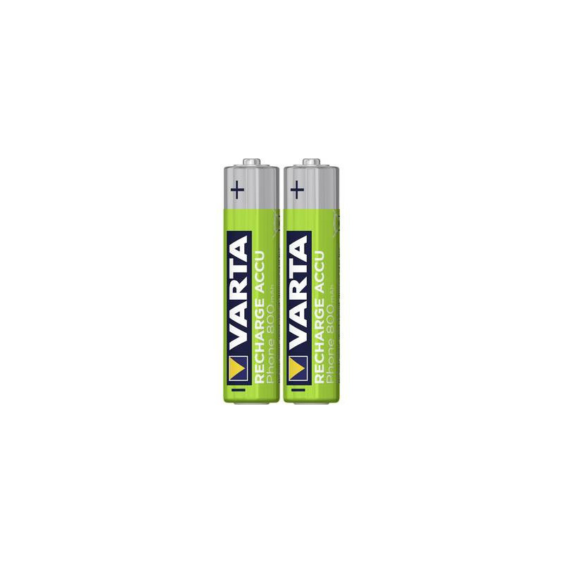 Piles Varta PhonePower NiMH 800mAh AAA Micro (Pack de 2) 58398 101 402