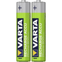 Piles Varta PhonePower NiMH 800mAh AAA Micro (Pack de 2) 58398 101 402