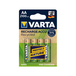 Varta Piles NiMH Mignon AA 2100mAh (Pack de 4) 56816 101 404