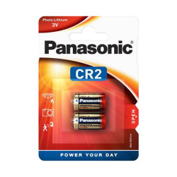 Panasonic Lithium Photo CR2 3V Blister (Pack de 2 piles) CR-2L/2BP