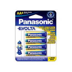 Panasonic Pack de 4 piles Alcaline Mignon AA LR06 1.5V Blister  LR6EGE/4BP