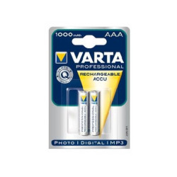 Varta piles Professionnelles NiMH 1000 mAh AAA Rechargeables 05703 301 402