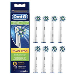ORAL-B Pack de 8 brossettes CrossAction EB50-8