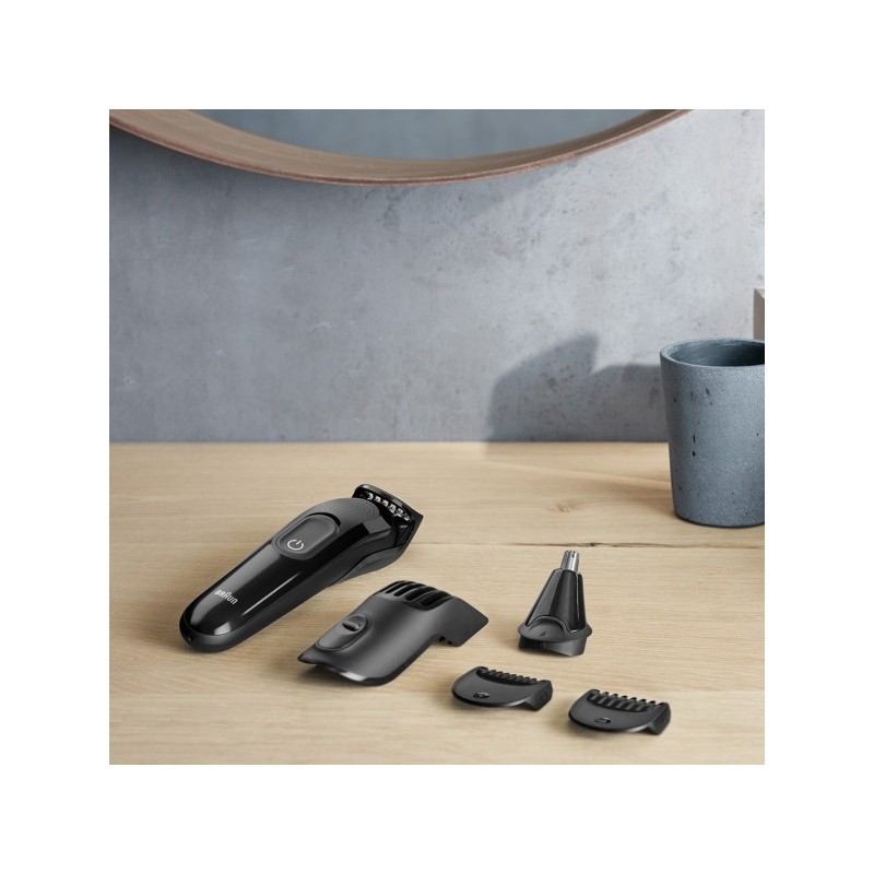 BRAUN Kit tondeuse polyvalente MGK3020 6-en-1 noir