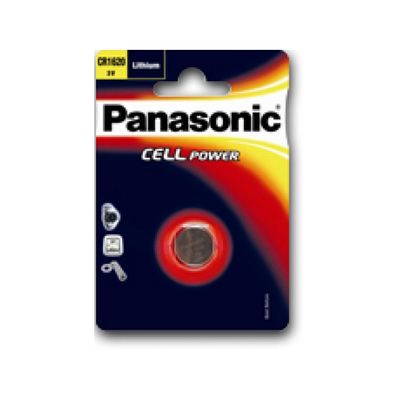 Panasonic Lithium CR2025 3V Blister Pile bouton (1 pièce) CR-2025EL/1B Panasonic Lithium CR2025 3V Blister Pile bouton (1 pièce) CR-2025EL/1B