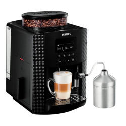 Krups Automatic Coffee Machine LCD + Capuccino Inox EA 8160
