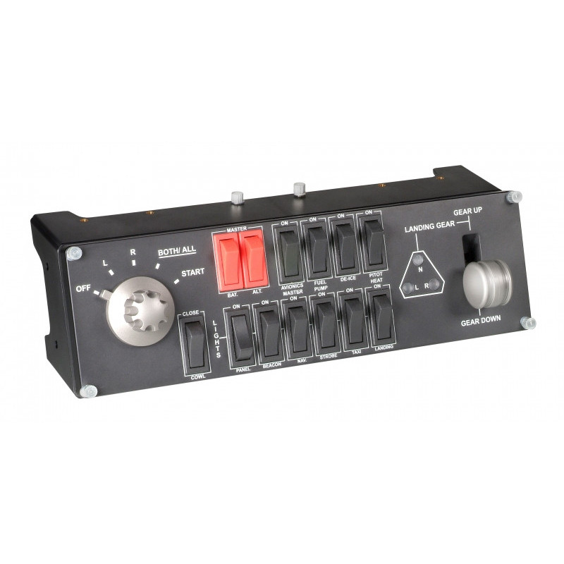 Logitech GAM Logitech G Saitek Pro Panneau d\'interrupteurs de vol 945-000012 Logitech GAM Logitech G Saitek Pro Panneau d\'interrupteurs de vol 945-000012