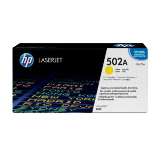 HP Color LaserJet 502A - Toner Cartridge Original - Yellow - 4.000 pagina Q6472A