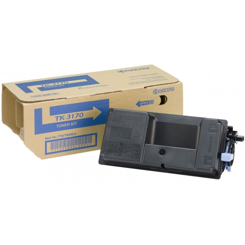 Kyocera TK-3170 - 15500 pages - Noir - 1 pièce(s) 1T02T80NL1 Kyocera TK-3170 - 15500 pages - Noir - 1 pièce(s) 1T02T80NL1