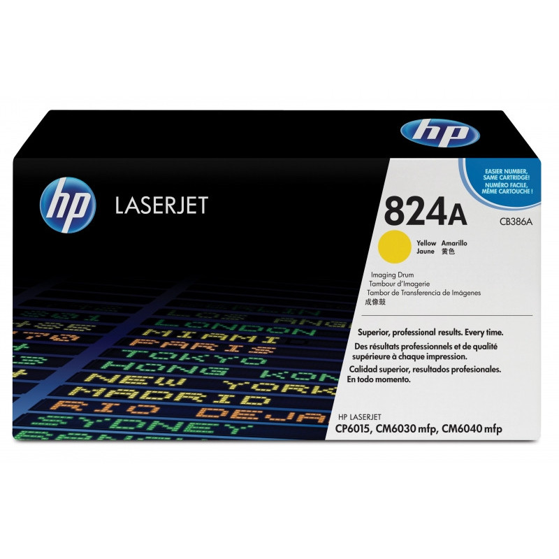 HP TON # 824A CB386A yellow CB386A