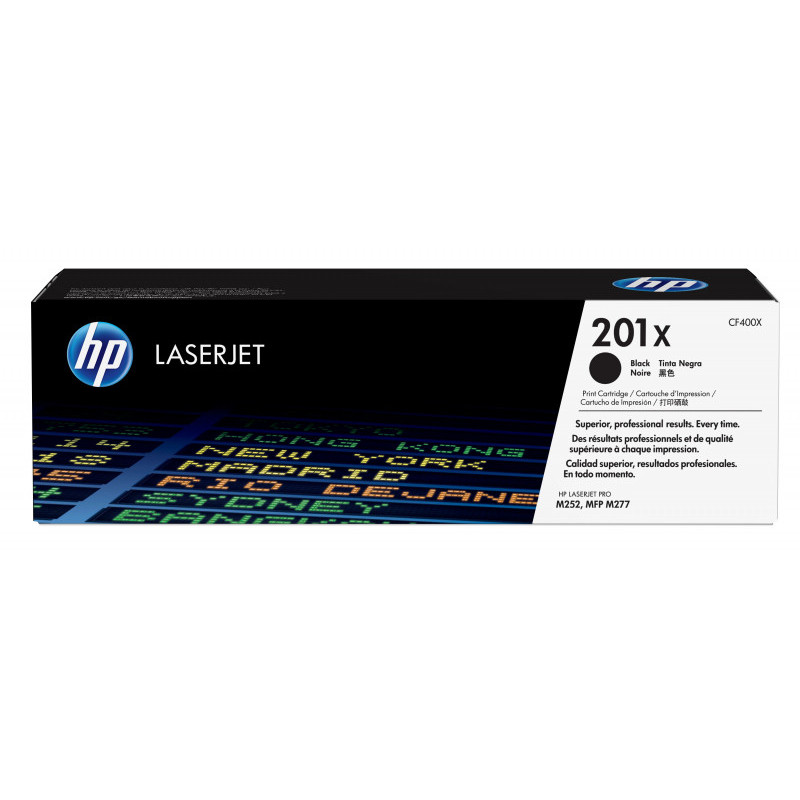 HP 201X - 2800 pages - Noir - 1 pièce(s) CF400X