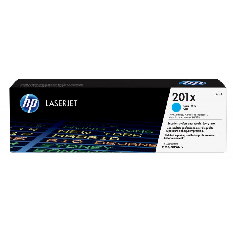 HP 201X - 2300 pages - Cyan - 1 pièce(s) CF401X