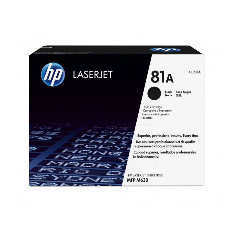 HP 81A-10500 pages-Noir-1 pièce(s) CF281A