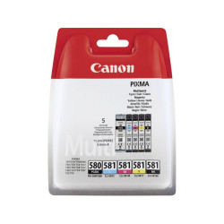 Canon Encre à pigments Noir Cyan Magenta Jaune Pixma TS6150 - TS6151 - TS8150 - TS8151 - TS9150 - TS
