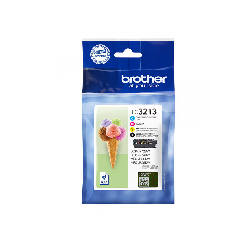 Brother LC-3213 4er-Pack Black. Yellow. Cyan. Magenta LC3213VALDR Brother LC-3213 4er-Pack Black. Yellow. Cyan. Magenta LC3213VALDR