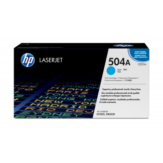 HP Color LaserJet 504A-Toner Cartridge Original-cyan-7.000 pagina CE251A