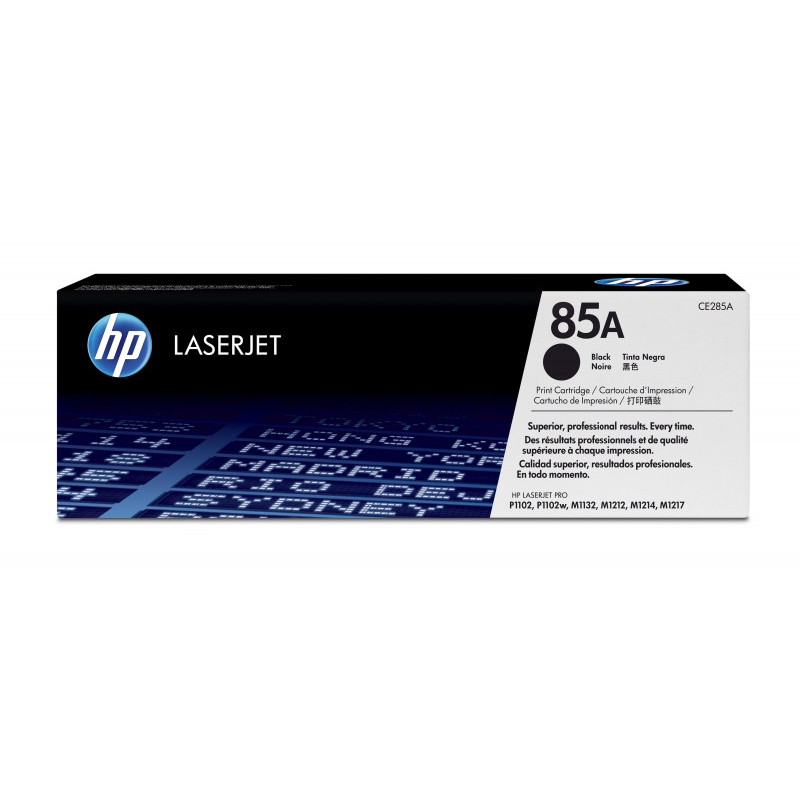 HP 85A 1600 pages Noir 1 pièce(s) CE285A HP 85A 1600 pages Noir 1 pièce(s) CE285A