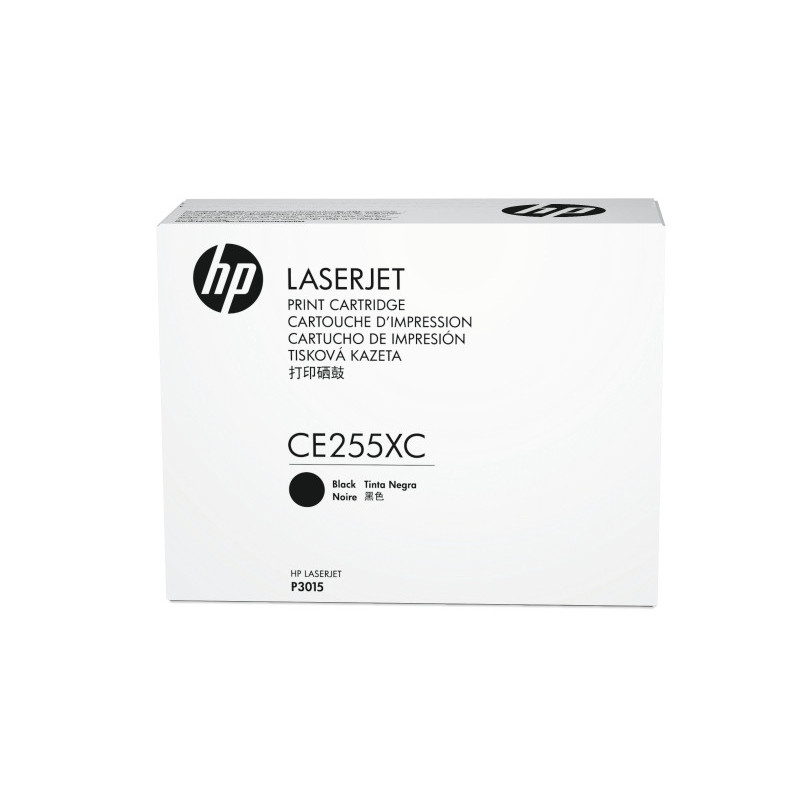 HP TON # 55X CE255XC black Contract-Toner - Hohe Kapazität CE255XC
