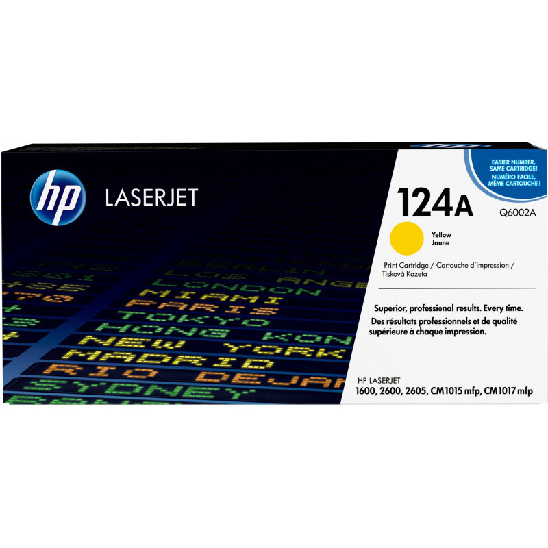 TON HP # 124A Q6002A yellow Q6002A TON HP # 124A Q6002A yellow Q6002A