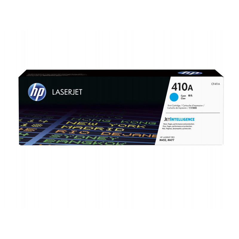 HP 410A - 2300 pages - Cyan - 1 pièce(s) CF411A HP 410A - 2300 pages - Cyan - 1 pièce(s) CF411A