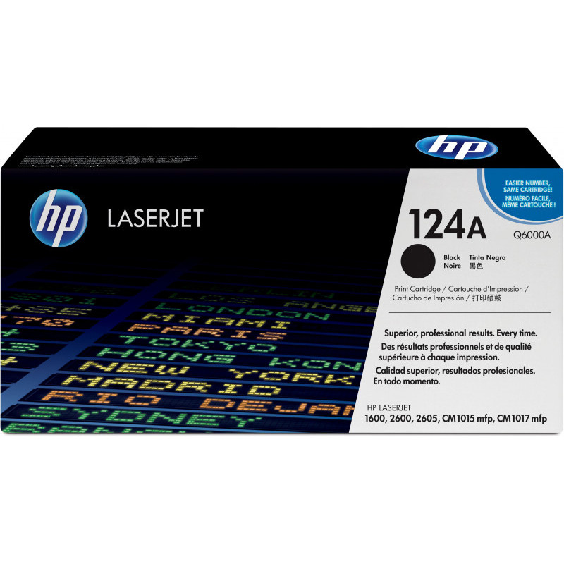 TON HP # 124A Q6000A black Q6000A TON HP # 124A Q6000A black Q6000A