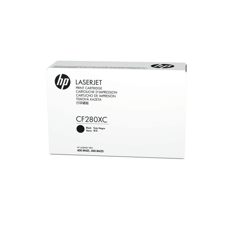 HP 80X Contract Black LJ Toner Cartridge - 6900 pages - Noir - 1 pièce(s) CF280XC