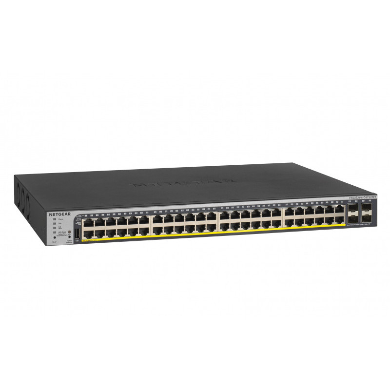 Netgear Smart Swich Web manageable Pro Gigabit PoE+ 48 ports et 4 ports SFP (760 W) -GS752TPP-100EUS Netgear Smart Swich Web manageable Pro Gigabit PoE+ 48 ports et 4 ports SFP (760 W) -GS752TPP-100EUS