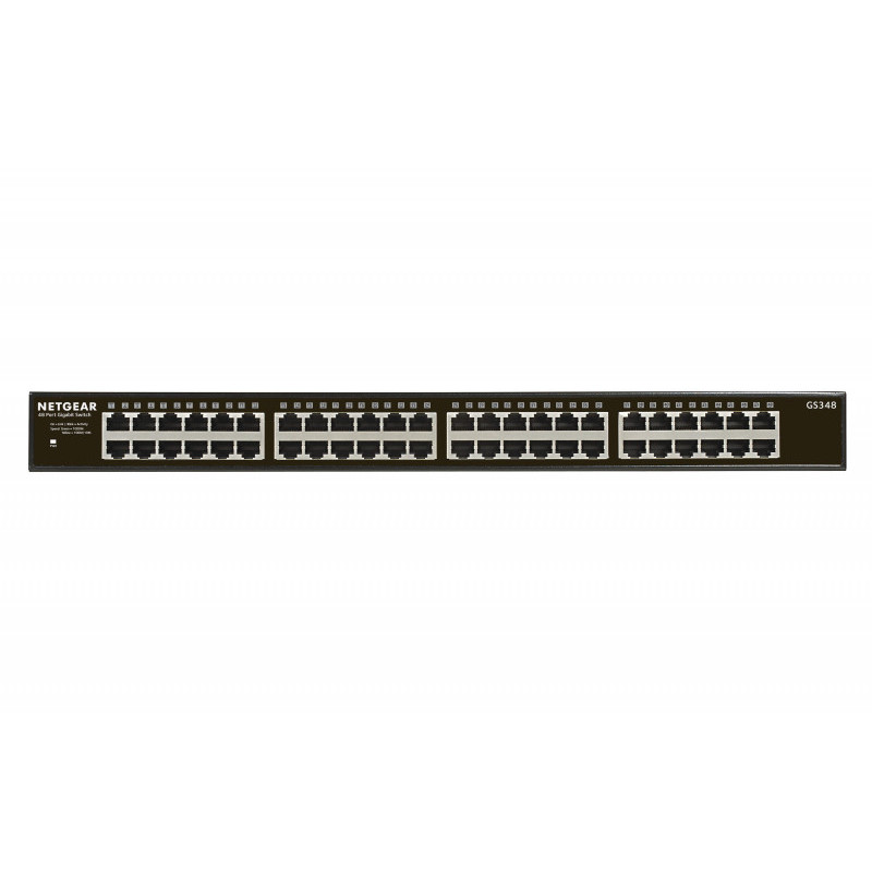 Netgear Switch non manageable Gigabit Ethernet 48 ports - GS348-100EUS Netgear Switch non manageable Gigabit Ethernet 48 ports - GS348-100EUS