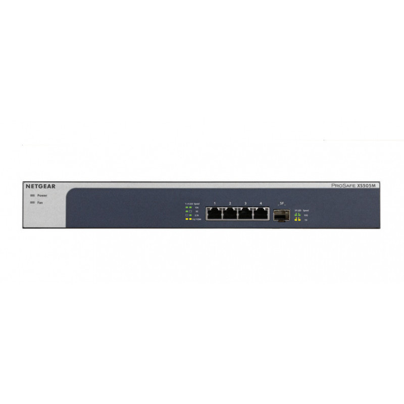 Netgear Switch non manageable 10 Gigabit/Multi-Gigabit 5 ports. 5 vitesses de connexion