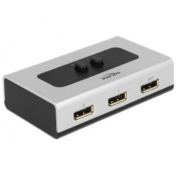 Delock Switch 2-port Displayport 1.1 manuell - 87668