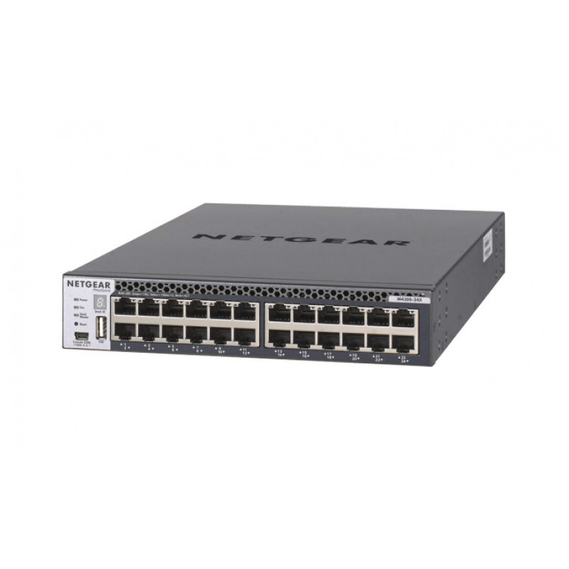 Netgear Switch 24x10GBT 4xSFP+ Mgd - XSM4324CS-100NES Netgear Switch 24x10GBT 4xSFP+ Mgd - XSM4324CS-100NES