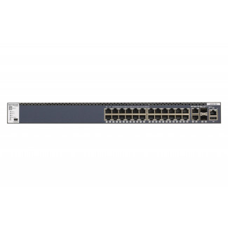 Netgear Switch 24x1000 2x10GBT 2x SFP+ Mgd - GSM4328S-100NES
