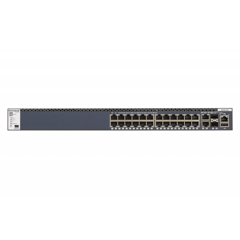 Netgear Switch 24x1000 2x10GBT 2x SFP+ Mgd - GSM4328S-100NES Netgear Switch 24x1000 2x10GBT 2x SFP+ Mgd - GSM4328S-100NES