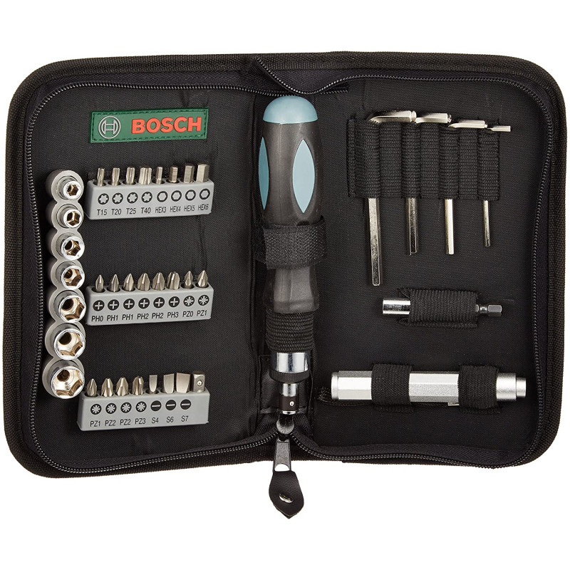 Bosch Kit 38pcs d´outils divers 2607019506 Bosch Kit 38pcs d´outils divers 2607019506