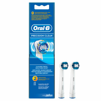 Oral-B Pack de 2 Brossettes de rechange Precision Clean EB20-2