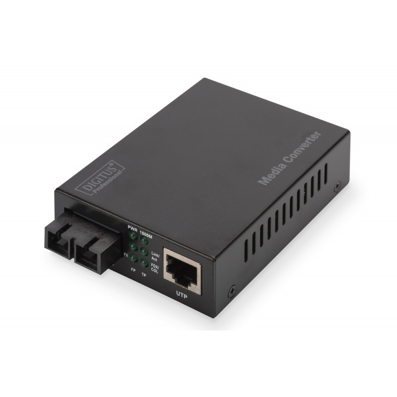 DIGITUS Gigabit Medienkonverter. RJ45/SC 0.5km - DN-82120-1