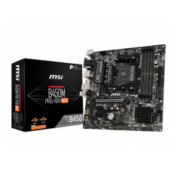 MSI MB B450M Pro-VDH MAX  (B450.AM4.mATX.DDR4.VGA.AMD) 7A38-043R