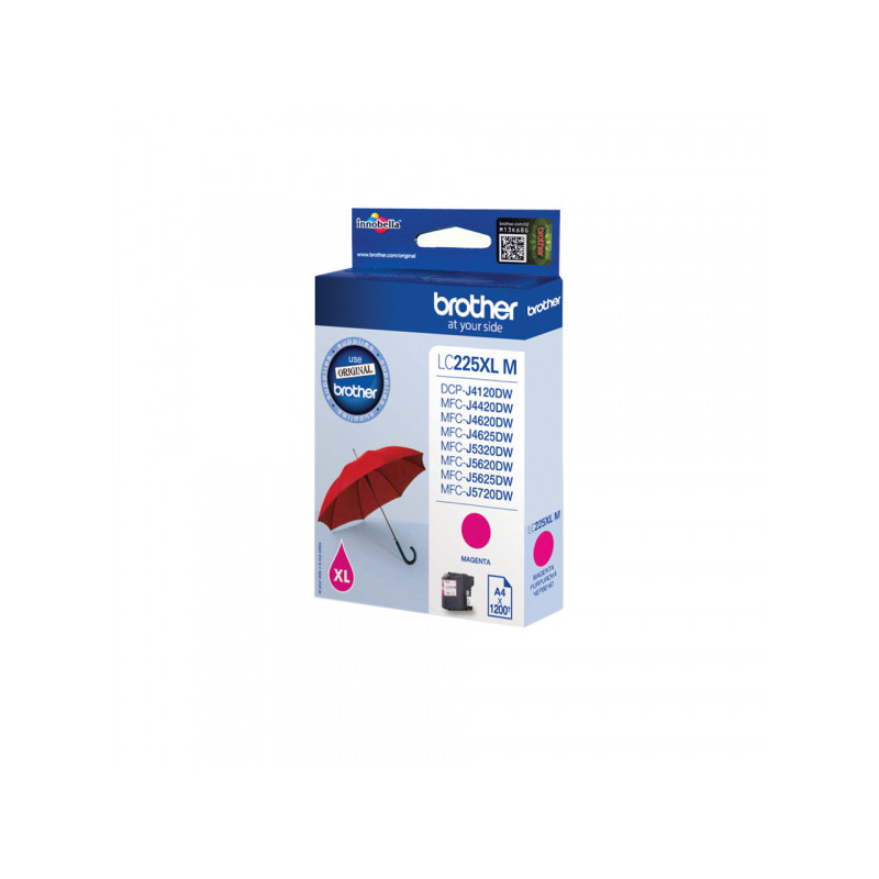 Brother TIN LC-225XLM Magenta LC225XLM Brother TIN LC-225XLM Magenta LC225XLM