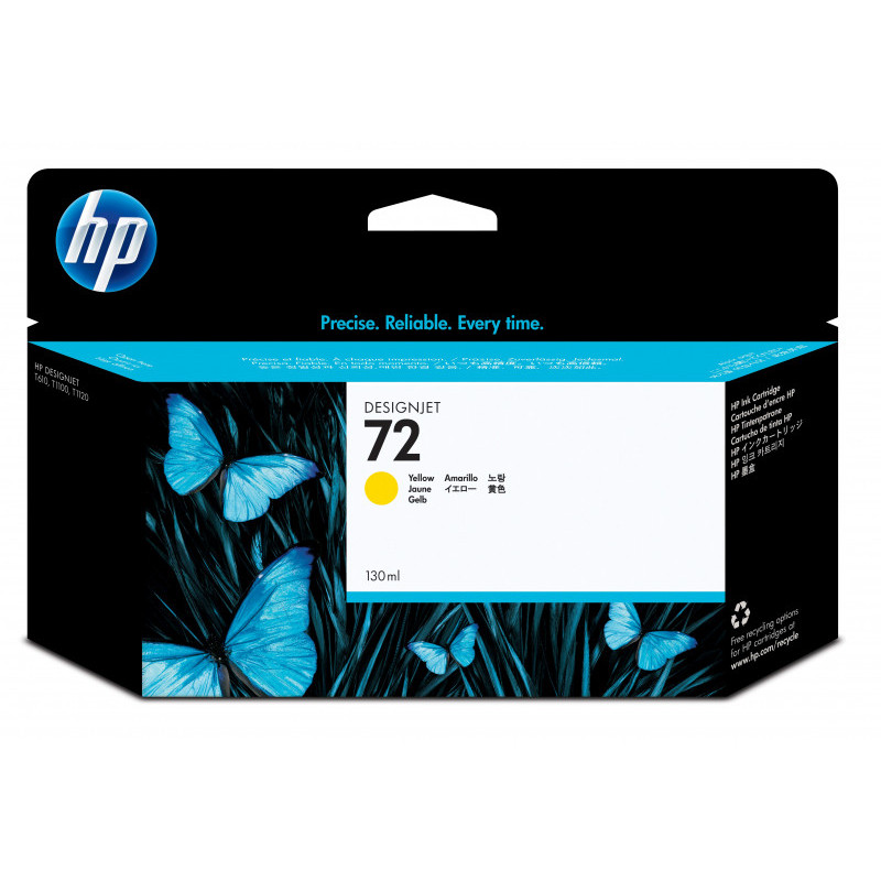 HP TIN # 72 yellow C9373A HP TIN # 72 yellow C9373A