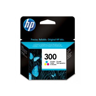 HP 300 - Ink Cartridge Original - cyan. magenta. Yellow - 4 ml CC643EE