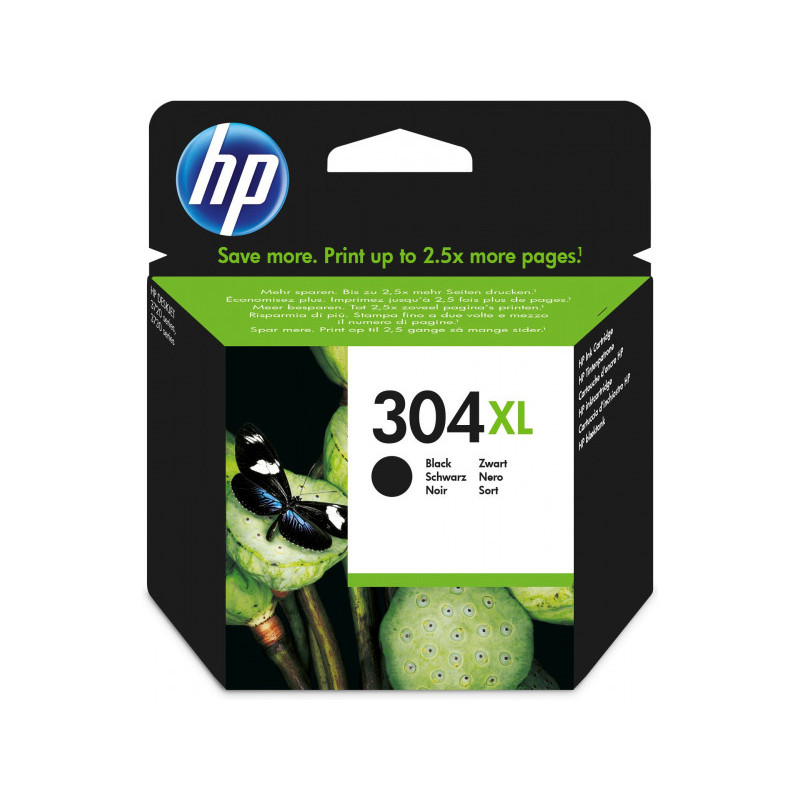 HP TIN # 304XL black N9K08AE