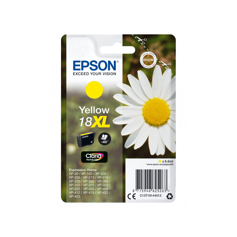 Epson TIN 18XL yellow C13T18144012 Epson TIN 18XL yellow C13T18144012