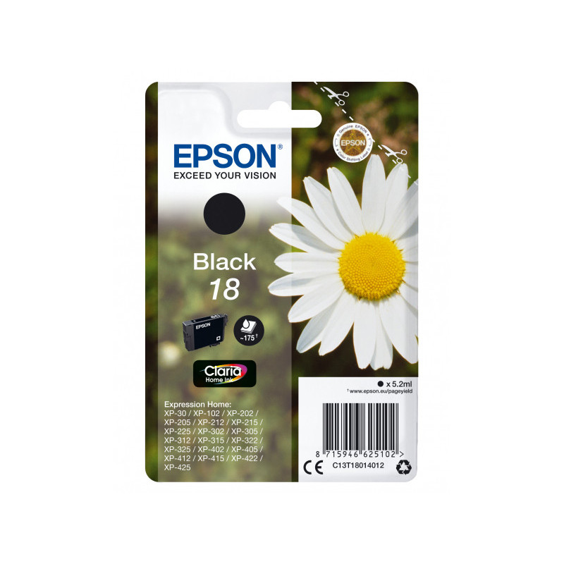 Epson TIN T18014012 black C13T18014012 Epson TIN T18014012 black C13T18014012