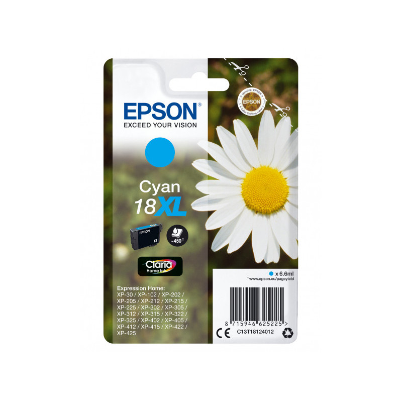 Epson TIN 18XL Cyan C13T18124012