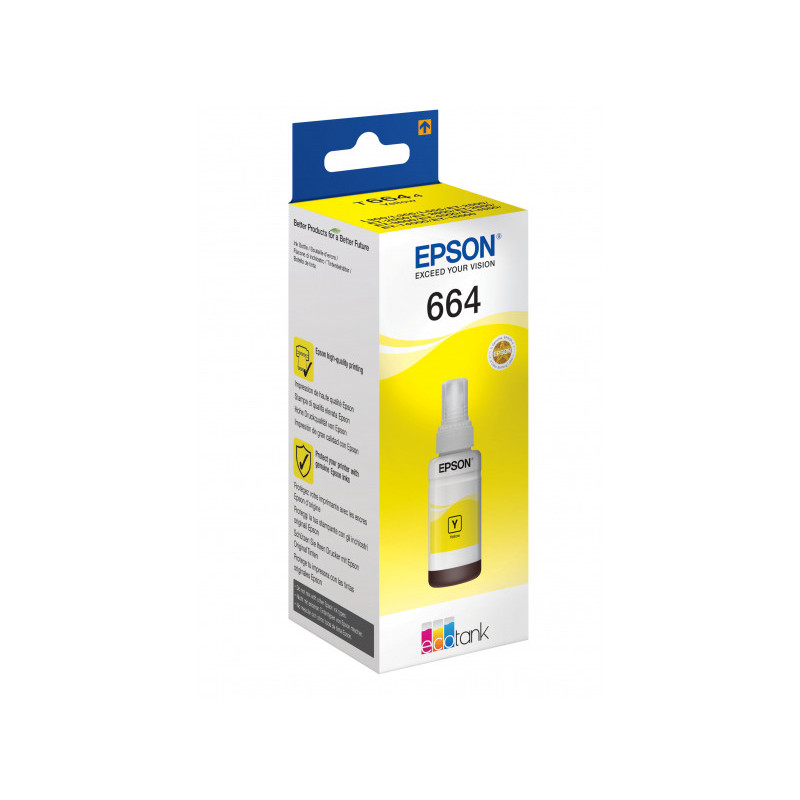 EPSON TIN YELLOW BOTTLE ECO TANK 70ML C13T664440 EPSON TIN YELLOW BOTTLE ECO TANK 70ML C13T664440